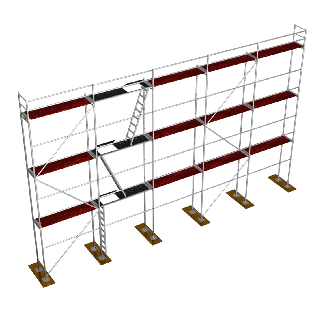 rusztowanie-100m2 Fasádne lešenie Plettac P70 100m2 – Obrázok 1
